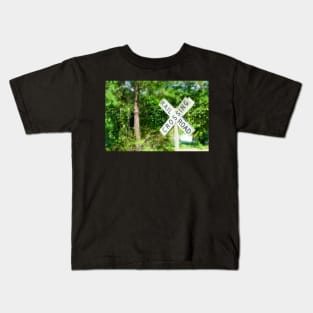 Rail Road Crossing Kids T-Shirt